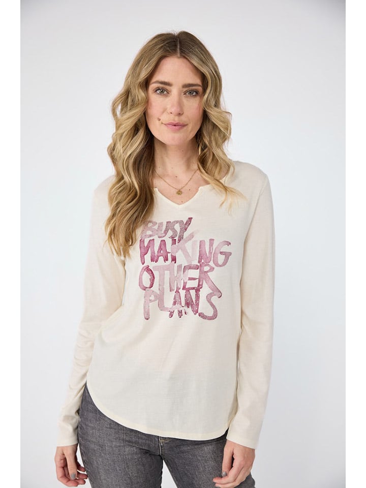 LIEBLINGSSTÜCK Longsleeve "Cordia" in Creme - XS
