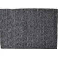 Sansibar Handwebteppich List UNI dark grey 70 x 140 cm