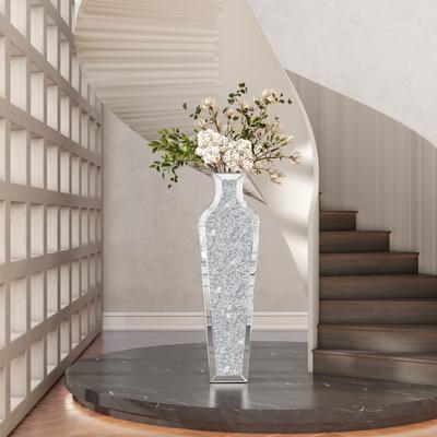 SHYFOY Tall Crushed Diamond Floor Vase