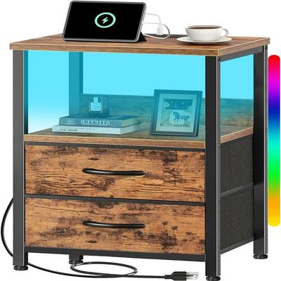 No Nightstand with Charging Station