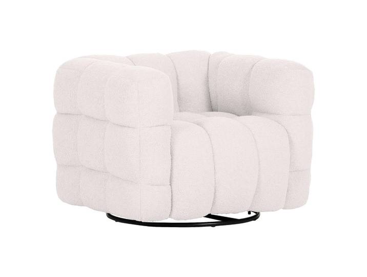 Carryhome Sessel, Weiss, Metall, 97x71x87 cm, Sitzfläche 360° drehbar, Wohnzimmer, Sessel, Sessel