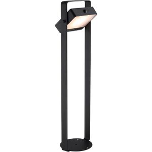 Nordlux Wegeleuchte Saulio, schwarz, mit Solar, Pollerleuchte, LED, IP44, mit Bewegungsmelder, Höhe 60 cm