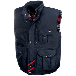 teXXor Arbeitsweste Trondheim, 4259, gefüttert, marineblau, Größe XL