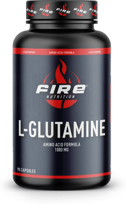Fire Nutrition L-Glutamina 1000 mg 90 Cápsulas