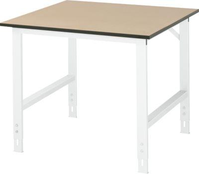 Arbeitstisch, MDF-Platte, B 1000 x T 1000 x H 760-1080 mm