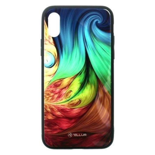 Tellur Cover Glass print for iPhone XS mesmeric (Apple iPhone X, Apple iPhone XS) (TLL121295)