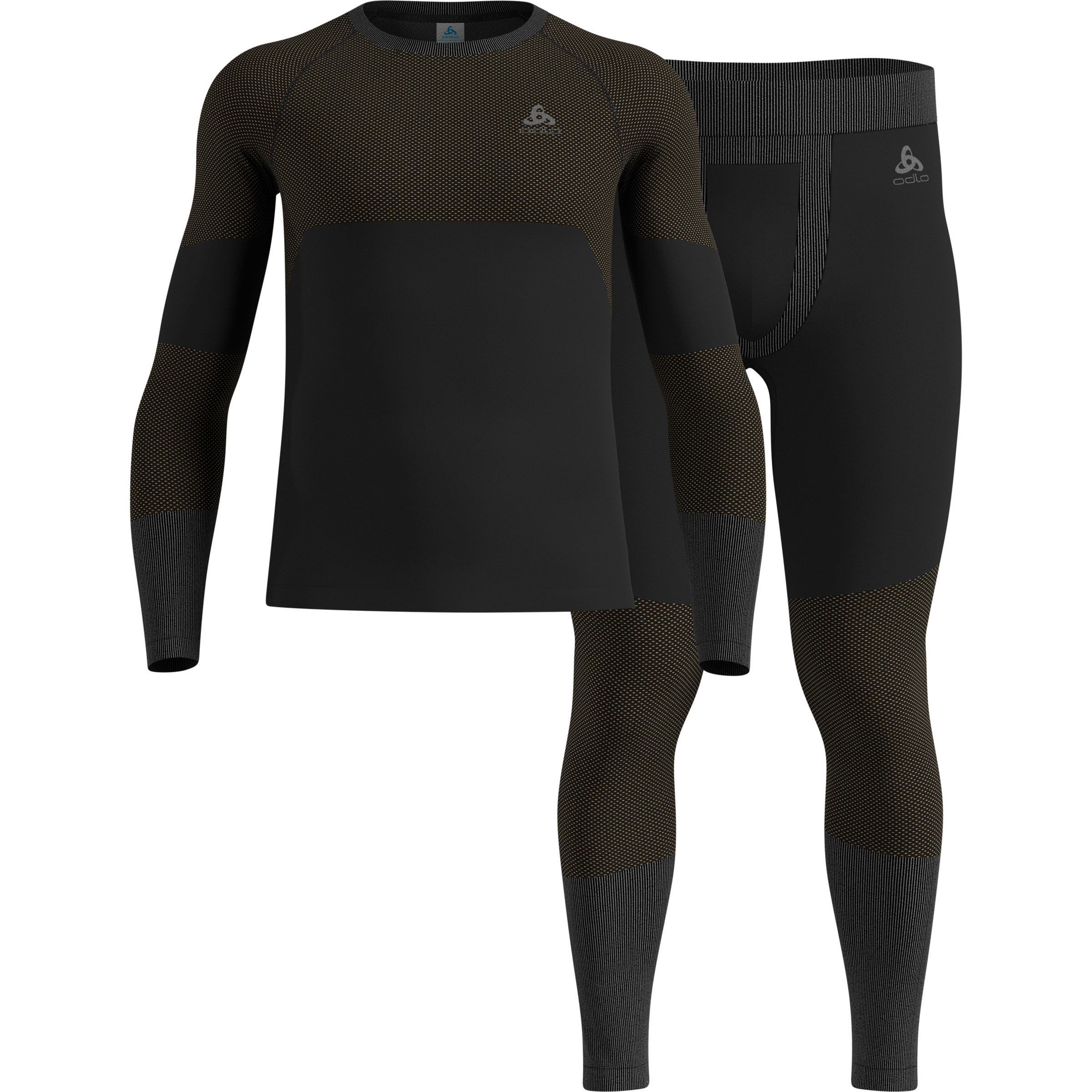 Odlo Fundamentals Performance Warm Unterwäsche Set Herren Unterwäsche Sets schwarz Größe XL Elastisch