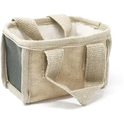 Mini Shopping Basket - 16x10x12cm - Charcoal