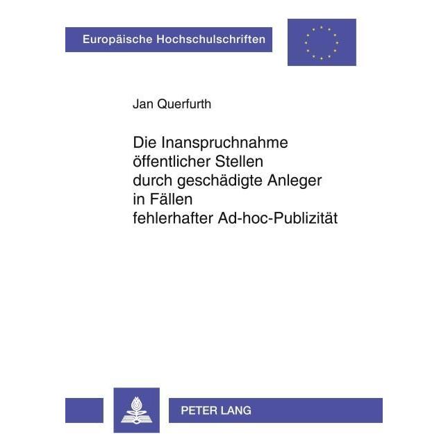 Umbreit Querfurth:Die Inanspruchnahme öffentlic (Deutsch, Softcover, Jan Querfurth) (64887070)