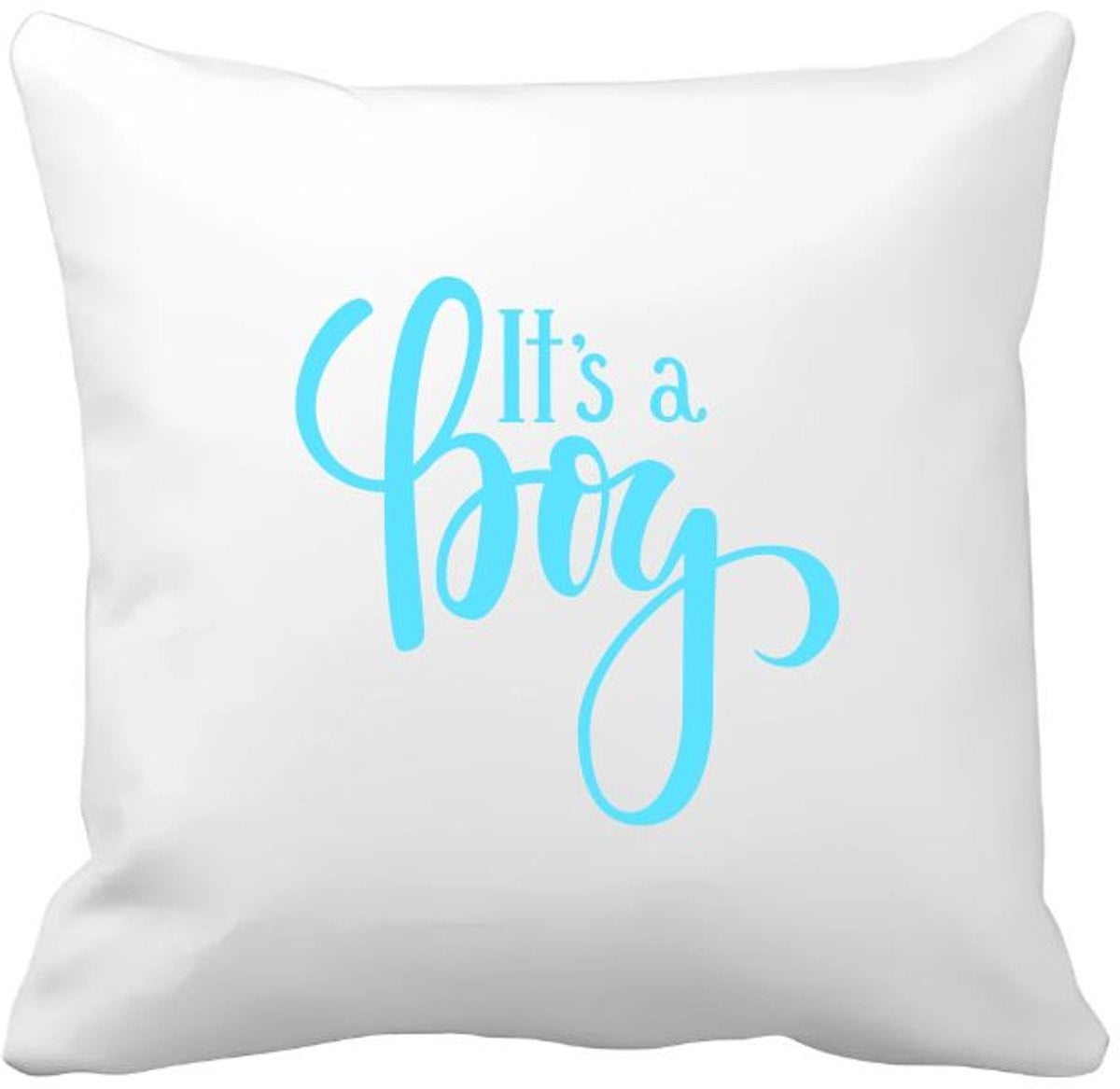 Akyol It's a boy kussenhoes voor baby's, 40 x 40 cm