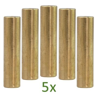 Baumarktplus 5er Set Scherstift für Seilzug 1,6t & 3,2t Messing Ø7 mm Ersatzstifte stabil langlebig