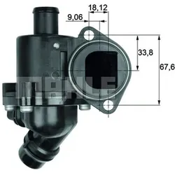 Mahle Thermostat mit Dichtung, Thermostat
