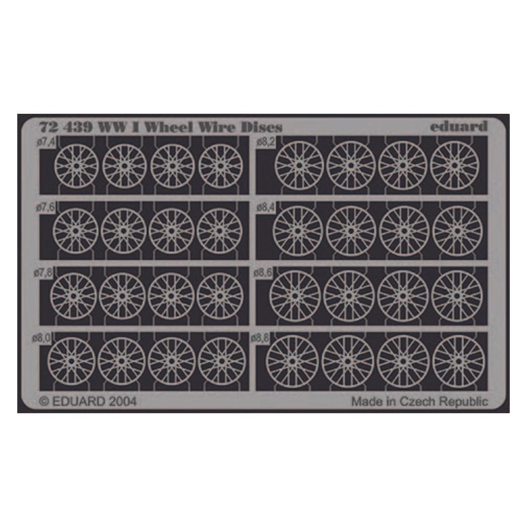 Eduard WWI Wheel Wire Discs (72439)