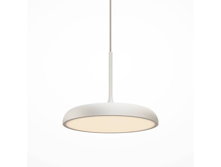 LED-Pendelleuchte Gerhard Ø 40cm Weiß Mischmetall / Acrylglas LED LED-Platine