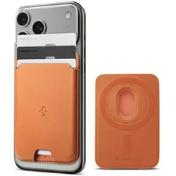 Spigen Valentinus MagSafe - MagSafe-Geldbörse (metalicky orange)