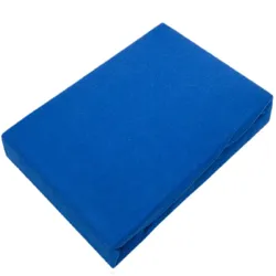 EXKLUSIV HEIMTEXTIL Jersey Spannbettlaken Deluxe  Marke 90 - 100 x 200 cm Royalblau