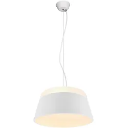 Pendelleuchte Baroness Weiß max. 15 Watt