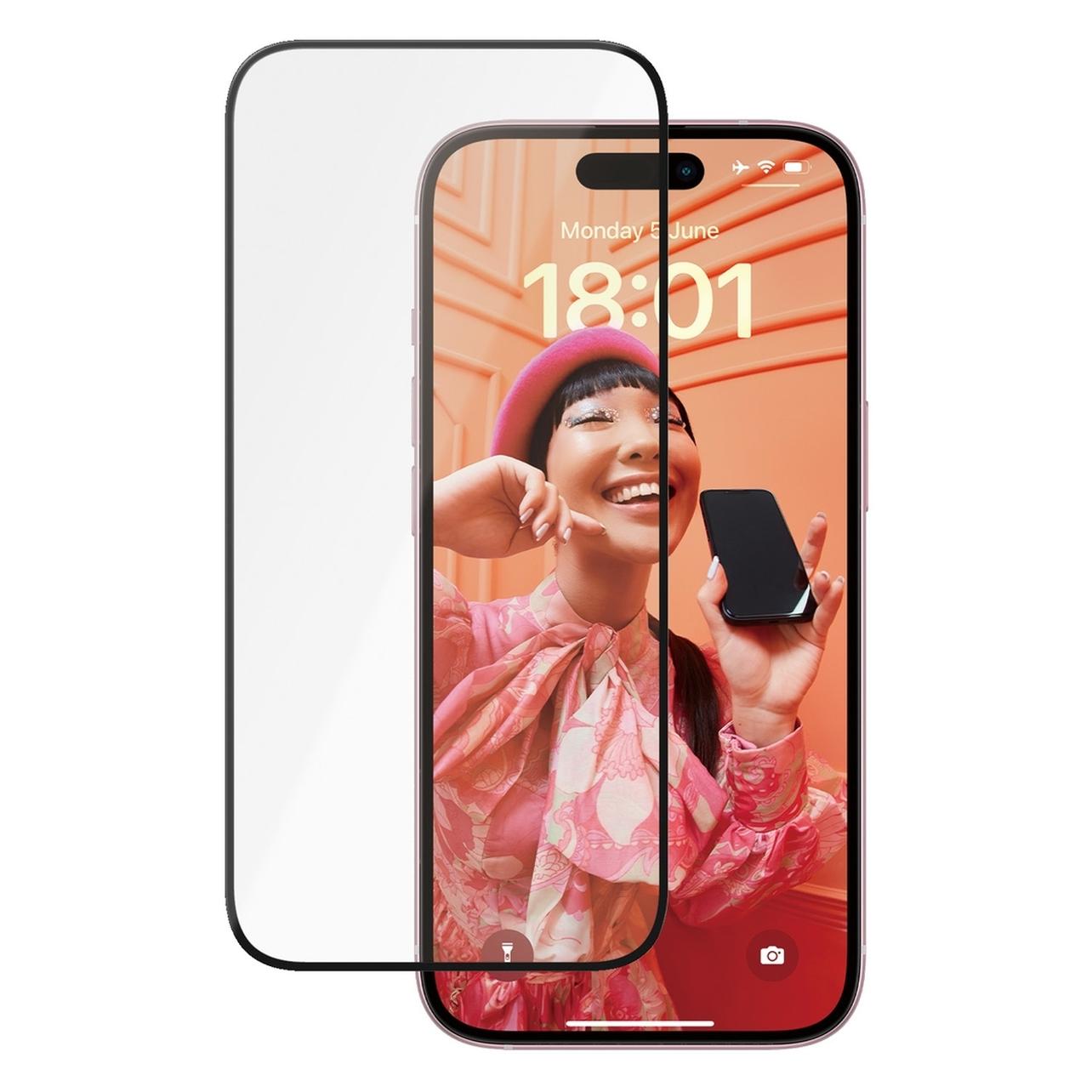 PanzerGlass Ceramic Protection (1 Stk., Apple iPhone 15) (2837)