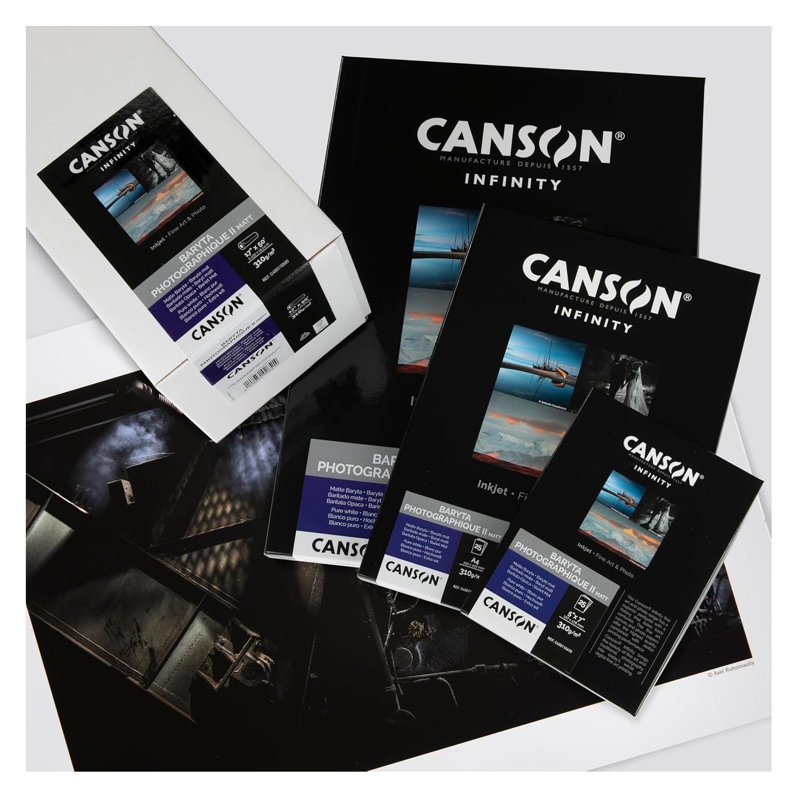 Canson Infinity Baryta Photo II matt 310 g/m² A3 25 Blatt (310 g/m², A3, 25 Stk.) (C400110496)