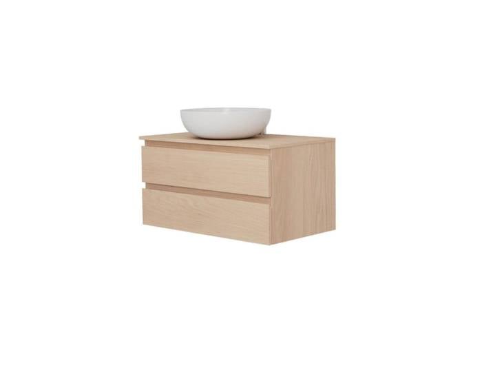 Ensemble meuble simple vasque 80 cm + vasque