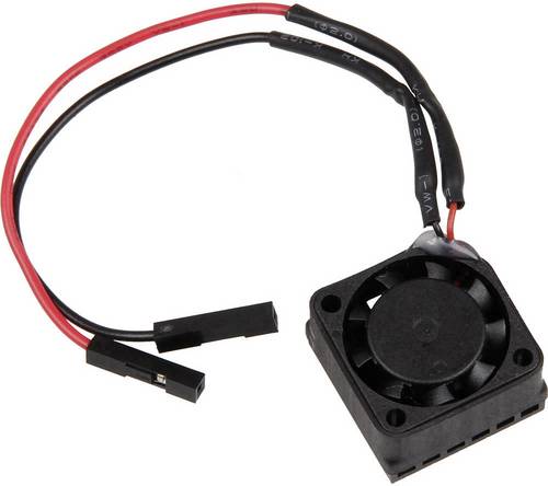 Joy-it rb-heatsink2 Aktiver Lüfter Passend für (Entwicklungskits): Raspberry Pi, Rock Pi, Banana Pi Schwarz