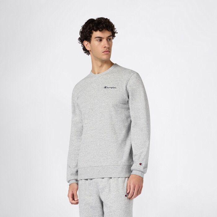 Champion Sudadera de hombre Crewneck Sweatshirt .  (XXL) Gris