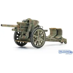 Artitec Fertigmodell Wehrmacht 10,5cm LeFH 18 Tarnung 6870629