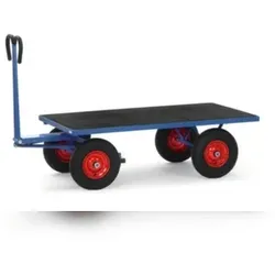 Fetra Handpritschenwagen, Tragl. 700kg, Ladefl. LxB 1200x800mm, Siebdruckplatte