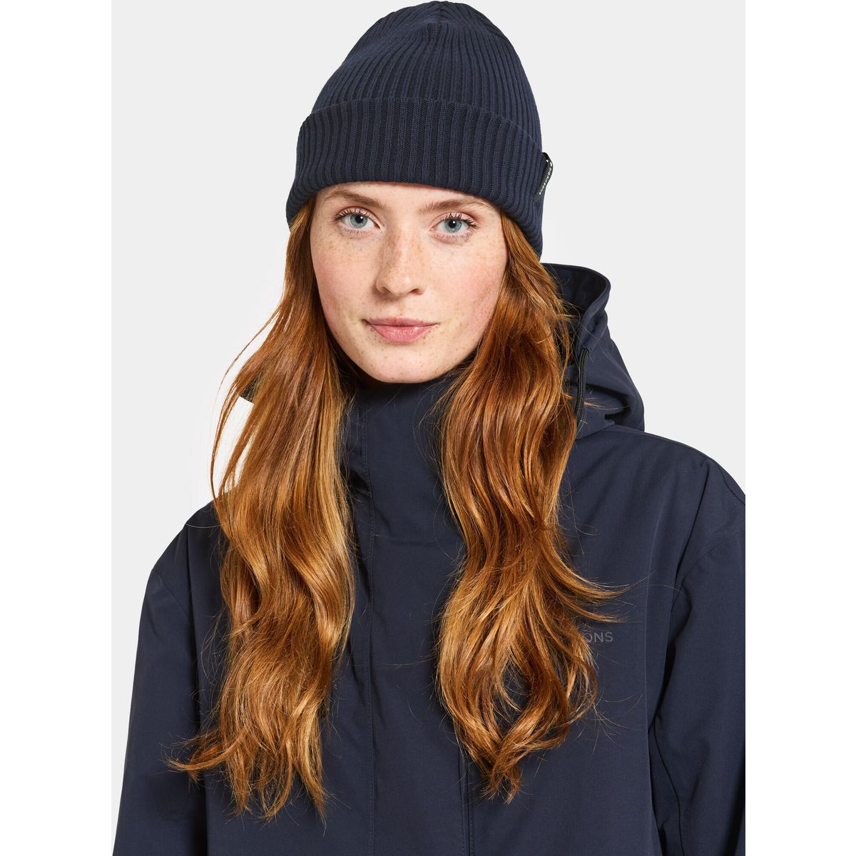 Didriksons Delmar Beanie dark night blue (999) One Size 505758999000