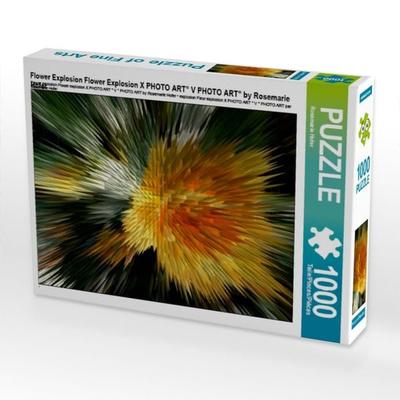 CALVENDO Puzzle Flower Explosion Flower Explosion X PHOTO ART° V PHOTO ART° by Rosemarie Hofer | 1000 Teile Lege-Größe 64x48cm Foto-Puzzle für