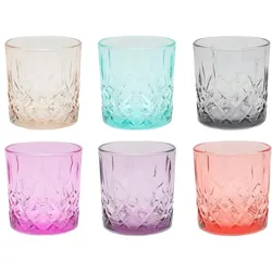 Tavola Cocktailglas 345ml 6 Stück assortiert, Cocktailgläser, Mehrfarbig
