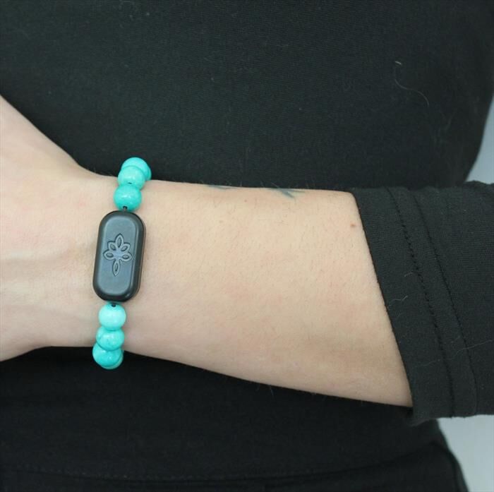 MYLUMI Bracciale Wellness Shamballa Turchese Piccolo-turchese Piccolo