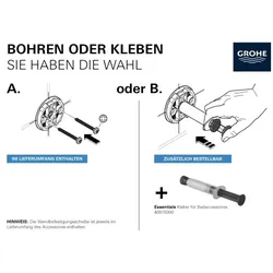 Grohe Essentials Halter 40369001  chrom