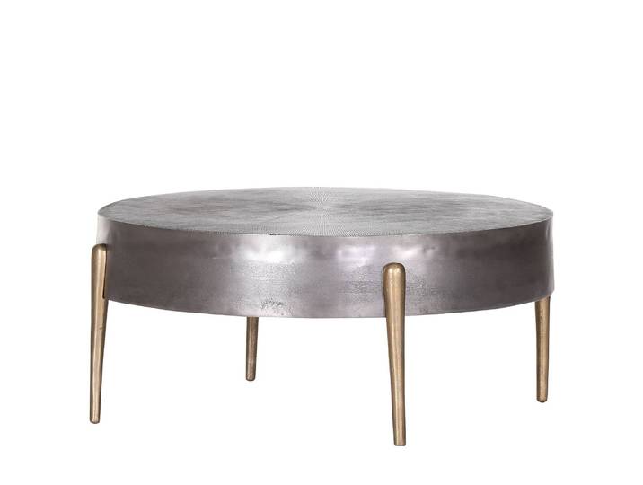 Couchtisch Cumby I Ø 95cm Silber