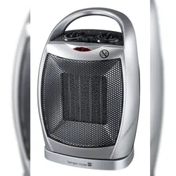 Tarrington House Keramik-Heizlüfter CH1500N, Kunststoff, 1500 W, grau