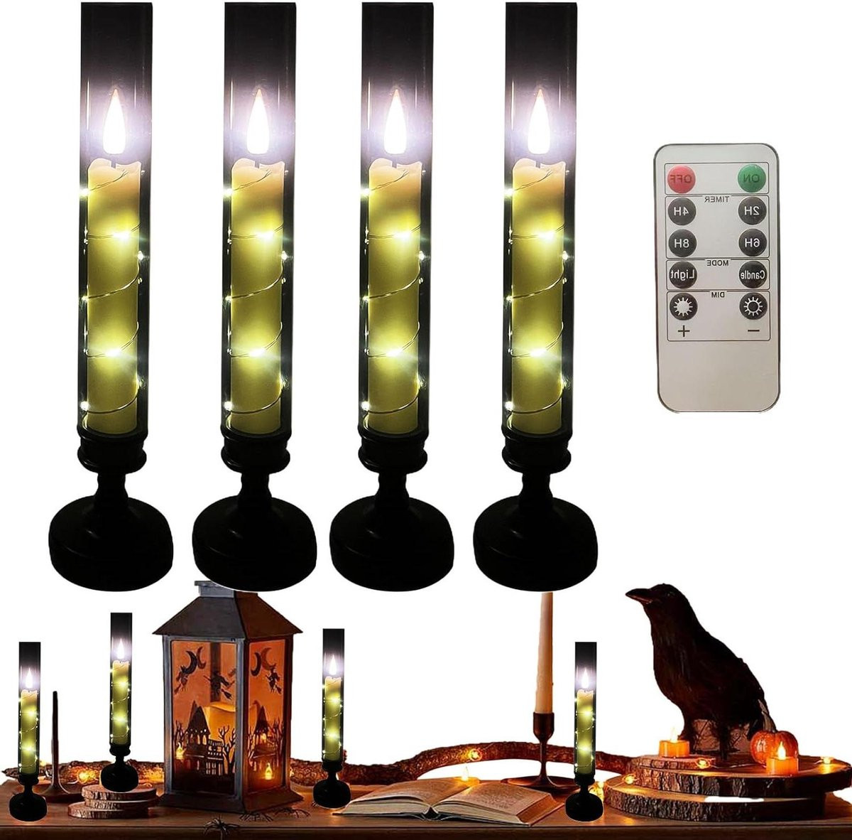 Led Kaarsen met Afstandsbediening - Elektrische Vlamloze Sfeerlichten voor Decoratie