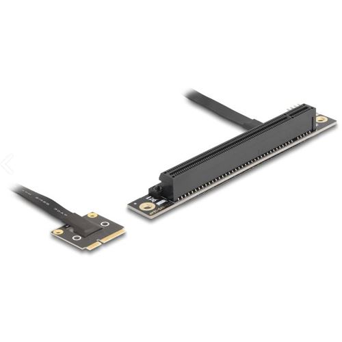 Delock Adapter Mini PCIe Stecker zu PCIe 3.0 x16 Slot 90°