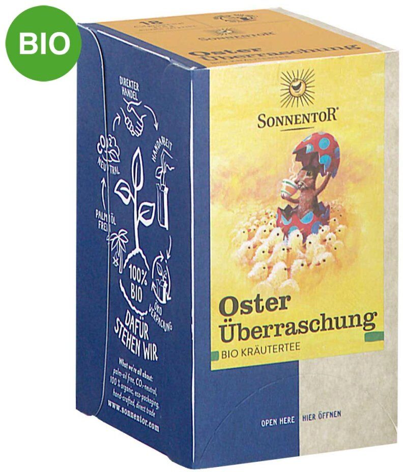 SONNENTOR Osterüberraschung Bio Kräutertee Mischung 18stk
