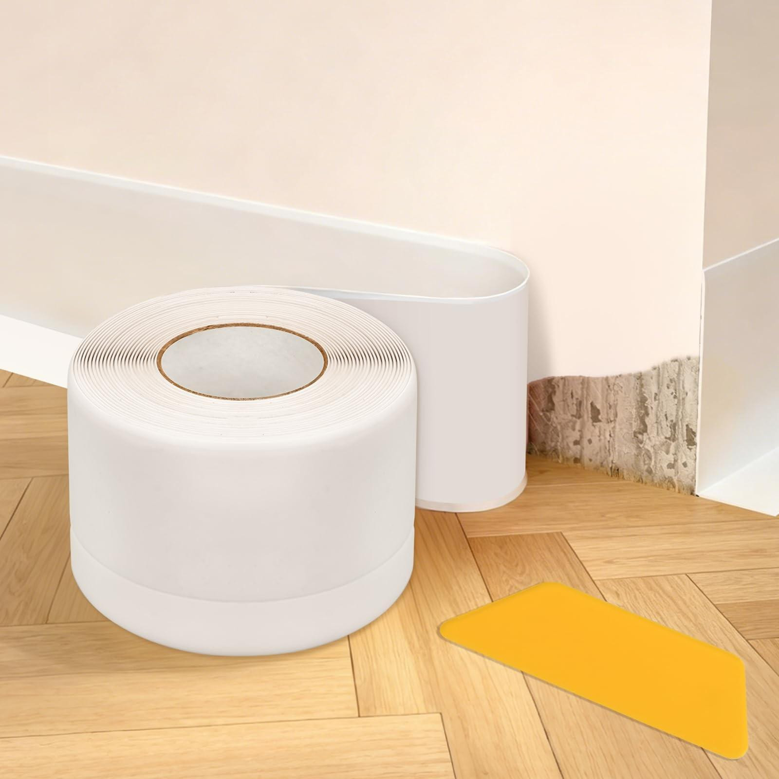 Merkloze zelfklevende PVC plint voor interieurdecoratie, 5m