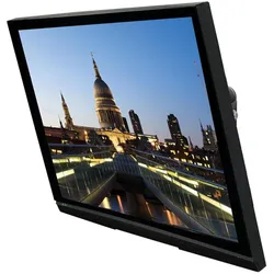 b-tech BT7523 - Befestigungskit (Kippbare Wandhalterung) für Flachbildschirm - Piano Bl (Wand, 25 kg), TV Wandhalterung, Schwarz