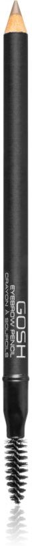 GOSH COPENHAGEN Eyebrow eyebrow pencil with brush shade 03 Grey Brown 1.2 g