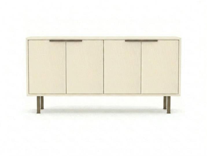 Xlmoebel Sideboard Moderner weißer Holzschrank für das Wohnzimmer oder Arbeitszimmer, Made in Europa