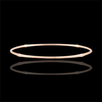 Edenly Armband Heiliger Urwald - Diamant - gebÃ¼rstetes RosÃ©gold 18 Karat