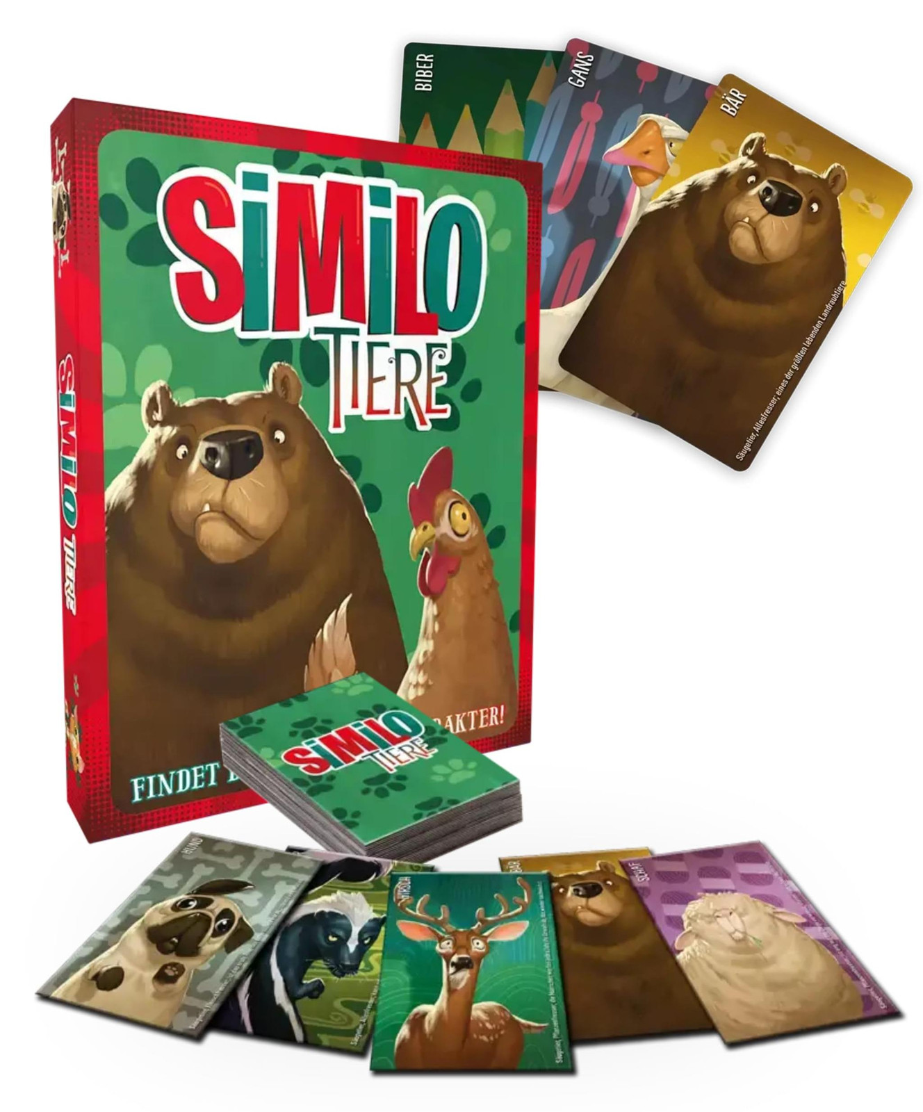 Similo Dieren Kaartspel voor kinderen en families van Horrible Games vanaf 7 jaar