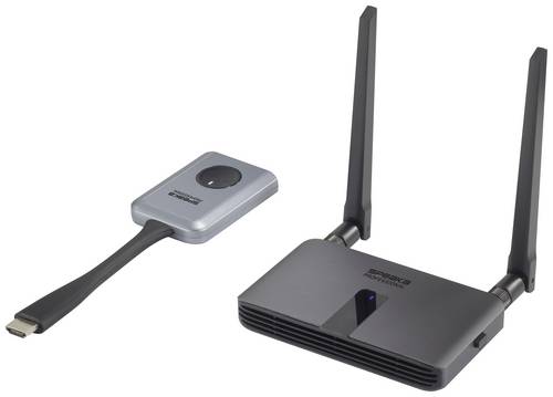 SpeaKa Professional SP-WTR-400 HDMI-Funkübertragung (Set) 30m 2.4GHz, 5GHz 1920 x 1080 Pixel Sichere Funkübertragung