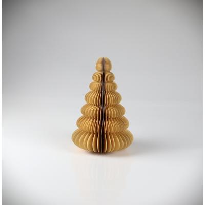 Dekobaum AM DESIGN "Dekofigur aus Papier", beige (braun), B:10cm H:14cm, Papier, Dekofiguren, 4er Set, BxH: 10x14 cm