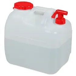 relaxdays Wasserkanister mit Hahn 12 l