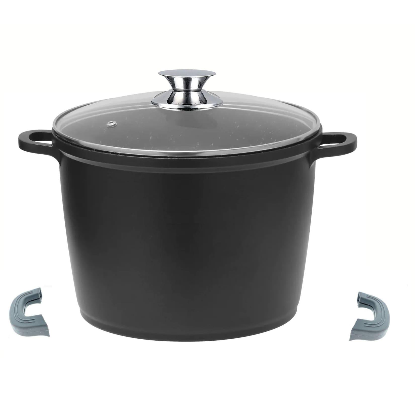Tiefer Kochtopf mit Deckel - Induktionsgeeignet
