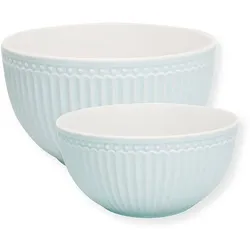 GreenGate Schüssel 2er-Set Alice Everyday, Pale Blue