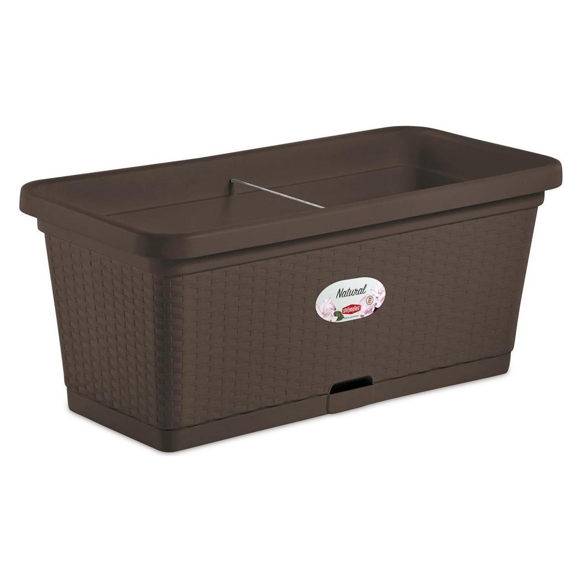 Kerbl Stefanplast 75351 Pflanzgefäss Natur mit Reserve (80 x 40 x 34 cm) (42638056)
